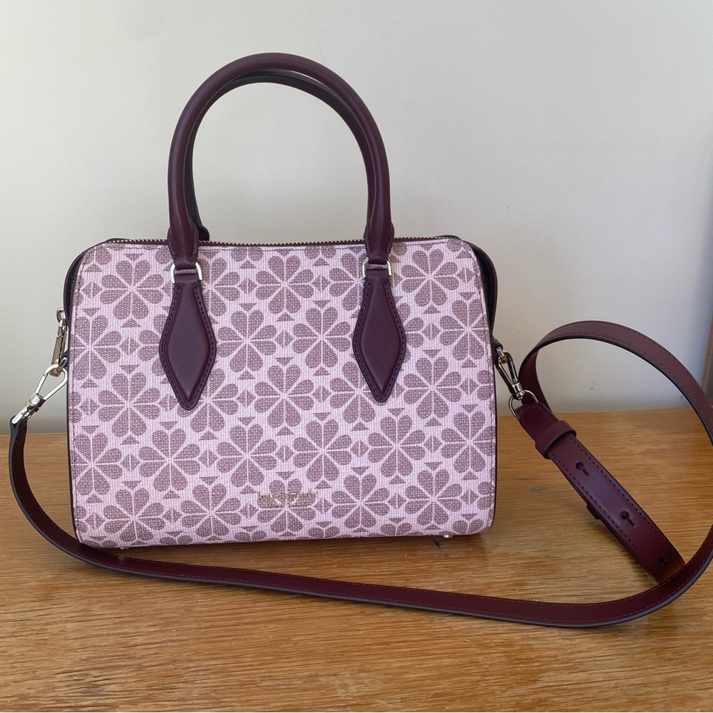 Spade Flower Coated Canvas Casey Medium Satchel